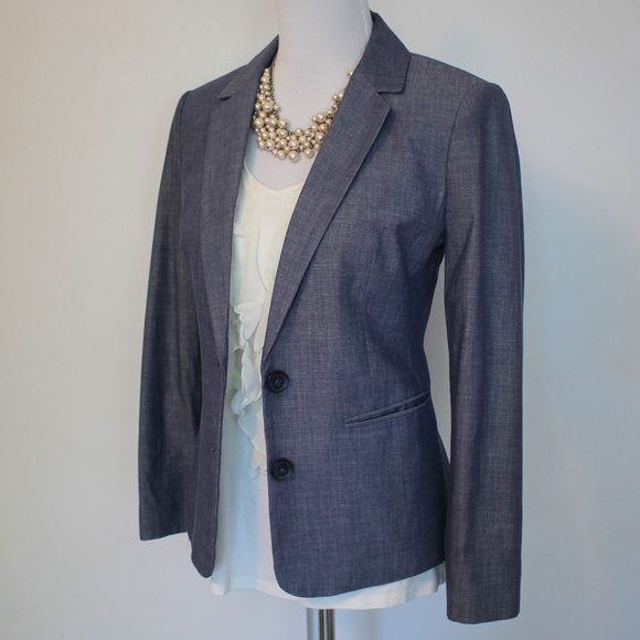 Express Jackets & Blazers - EXPRESS Size 8 Blue Suit Jacket Blazer
